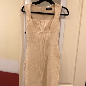 Beige Midi Dress